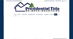 Desktop Screenshot of presidentialtitlenh.com